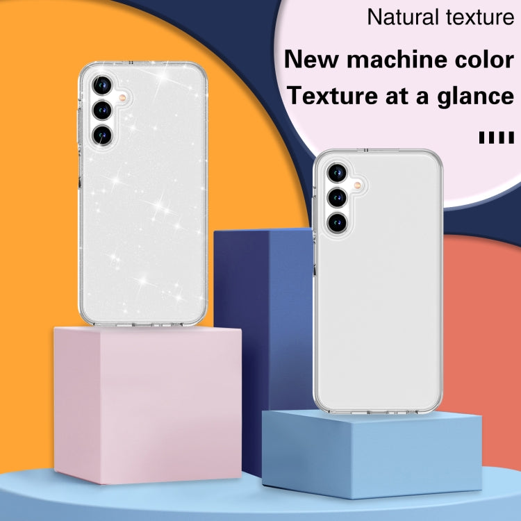 For Samsung Galaxy A15 5G Terminator Style Shockproof Phone Case(White) by buy2fix