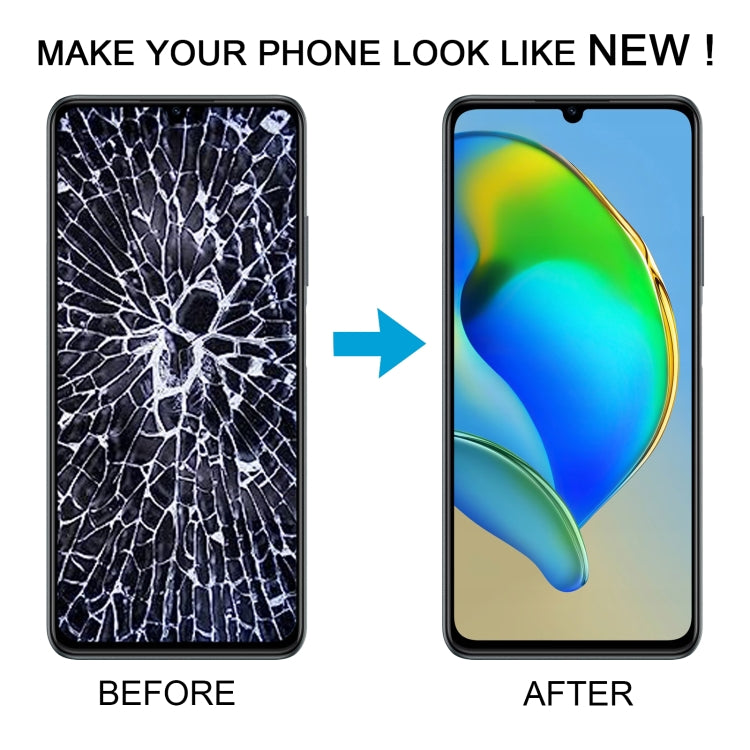 For ZTE Blade A72s LCD Screen with Digitizer Full Assembly by buy2fix