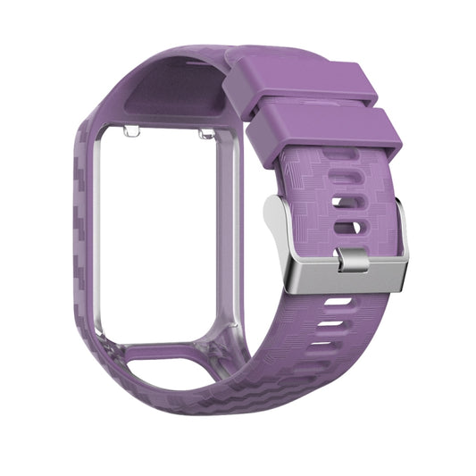 For Tomtom 2 / 3 Radium Carving Texture Watch Band(Purple) - Watch Bands by buy2fix | Online Shopping UK | buy2fix
