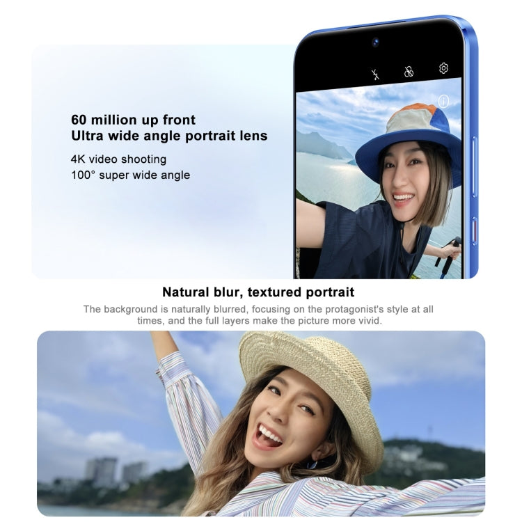 Huawei nova 12 Active, 8GB+256GB, Screen Fingerprint Identification, 6.7 inch HarmonyOS 4.0 Qualcomm Snapdragon 778G 4G Octa Core, Network: 4G, NFC, OTG, Not Support Google Play(White) by Huawei