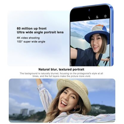 Huawei nova 12 Active, 8GB+256GB, Screen Fingerprint Identification, 6.7 inch HarmonyOS 4.0 Qualcomm Snapdragon 778G 4G Octa Core, Network: 4G, NFC, OTG, Not Support Google Play(White) by Huawei
