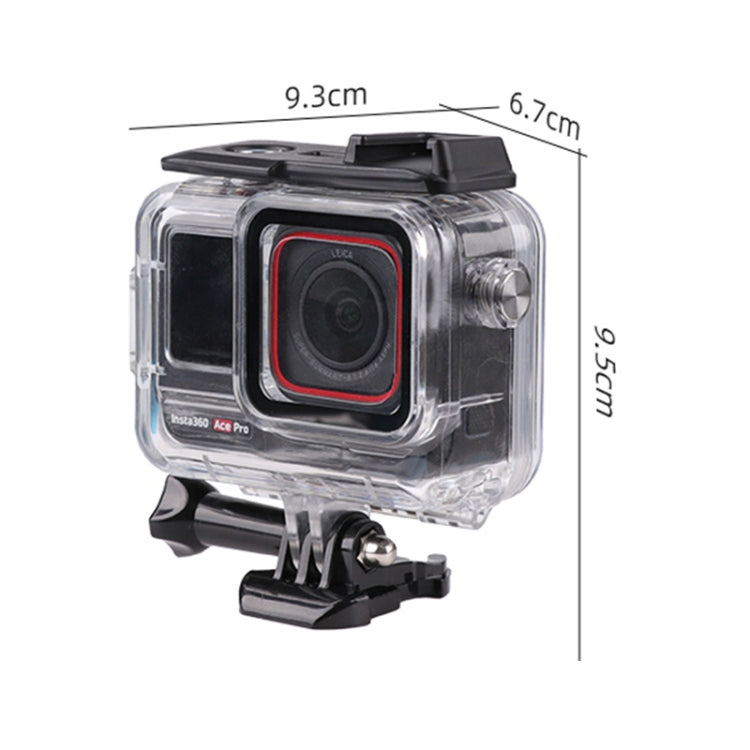 For Insta360 Ace Pro 60m Underwater Waterproof Housing Case by buy2fix