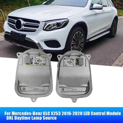 For Mercedes-Benz GLC W253 Low Allocation 2016-2020 Car Left LED Headlights A2539068100(Silver) - Arrow Turn Lights by buy2fix | Online Shopping UK | buy2fix