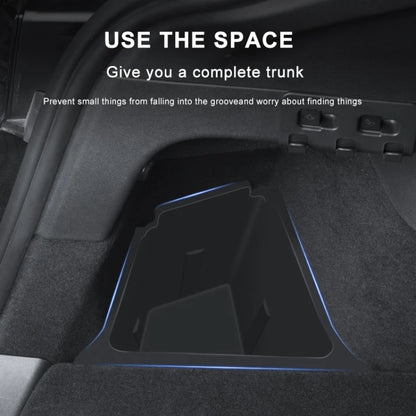 For Tesla Model Y 2021-2023 2pcs / Set Car Trunk Side Storage Box, Flagship Model, Style:without Cover by buy2fix