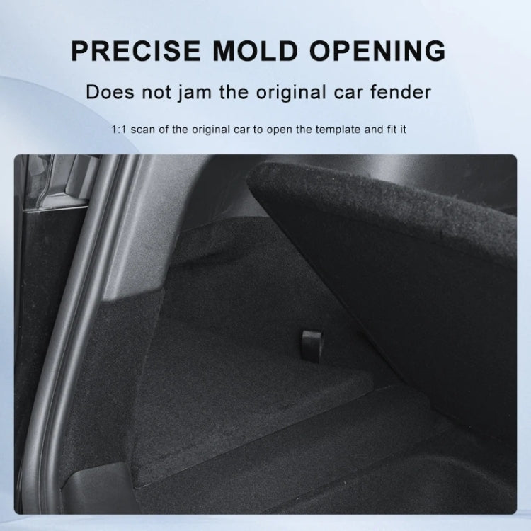 For Tesla Model 3 2pcs / Set Car Trunk Side Storage Box, Flagship Model, Style:with Cover by buy2fix