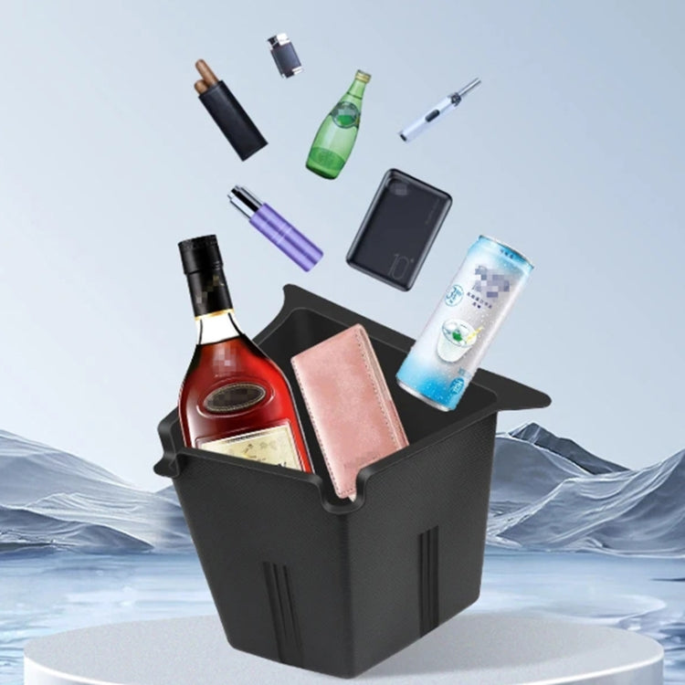 For Tesla Model 3 2pcs / Set Car Trunk Side Storage Box, Flagship Model, Style:with Cover by buy2fix