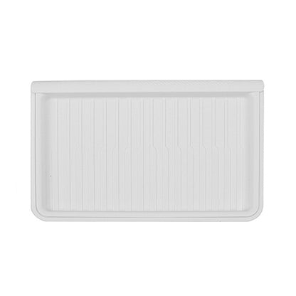 For Tesla Model Y 2021-2023 TPE Storage Organizer Under Car Seat, Style:with Cover(White) by buy2fix