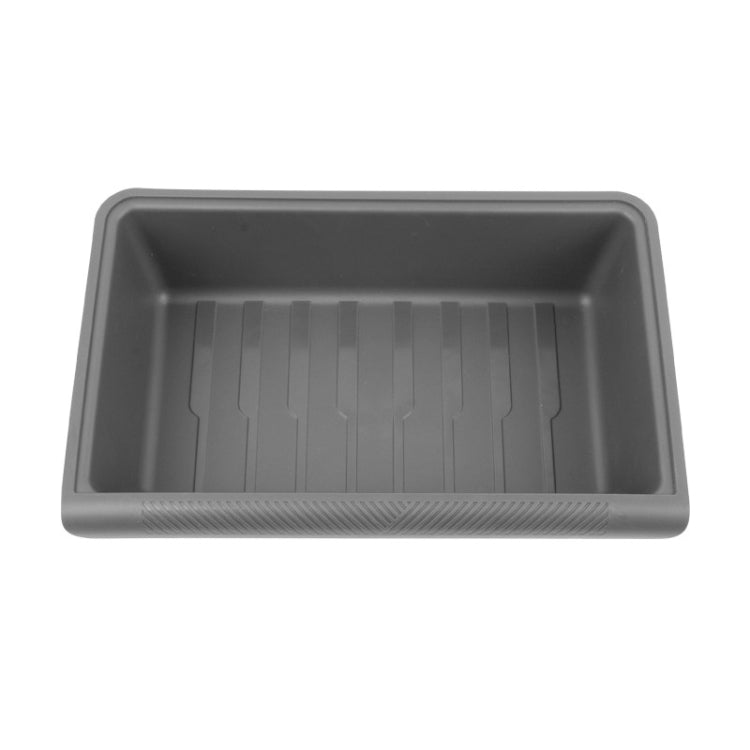 For Tesla Model Y 2021-2023 TPE Storage Organizer Under Car Seat, Style:without Cover(Grey) by buy2fix