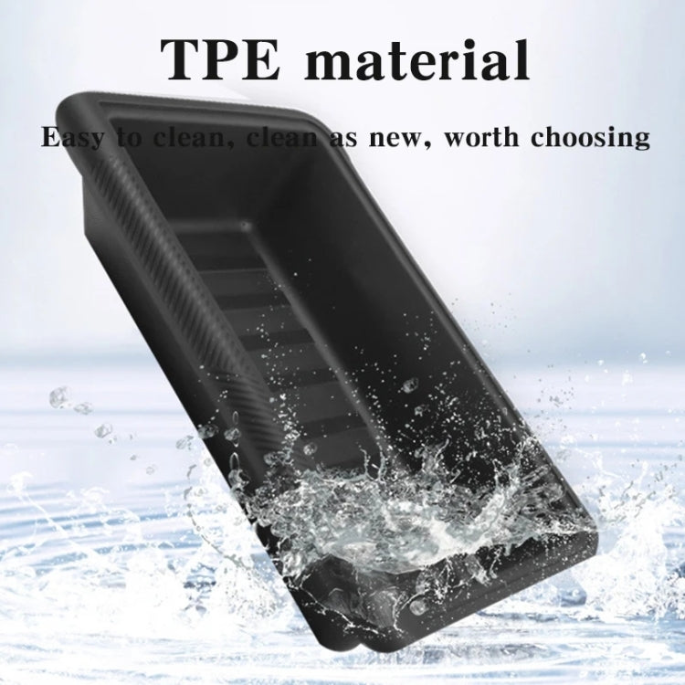 For Tesla Model Y 2021-2023 TPE Storage Organizer Under Car Seat, Style:without Cover(White) by buy2fix