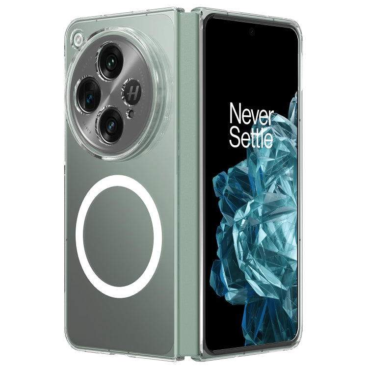 For OPPO Find N3 Scratchproof PC Transparent MagSafe Phone Case by buy2fix