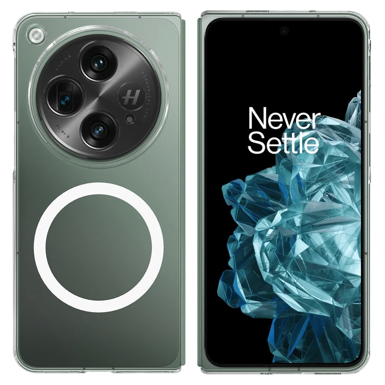 For OPPO Find N3 Scratchproof PC Transparent MagSafe Phone Case by buy2fix