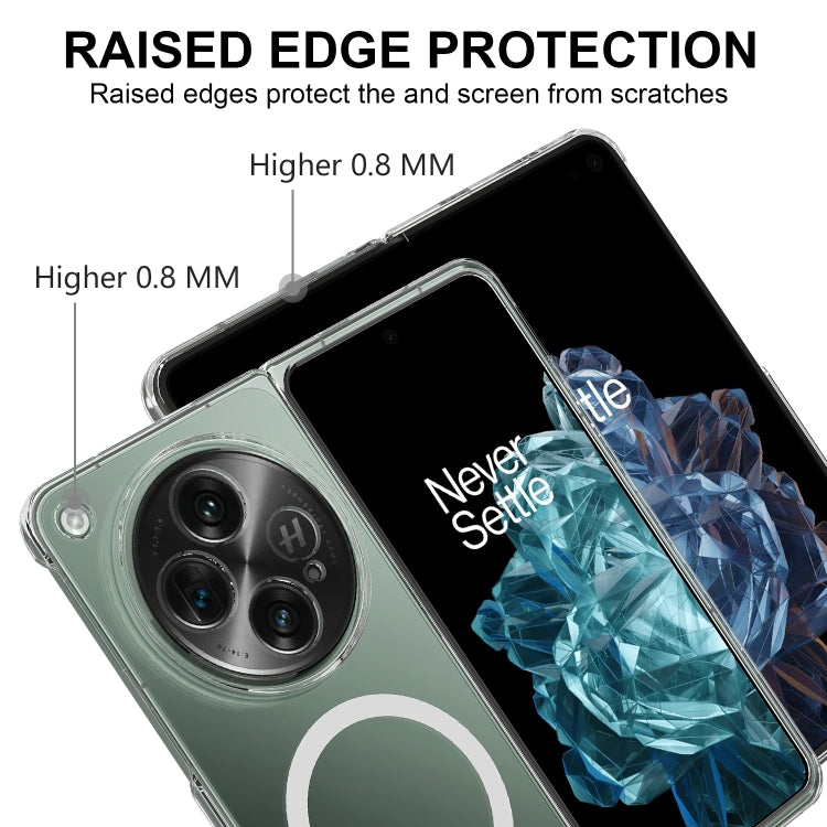 For OPPO Find N3 Scratchproof PC Transparent MagSafe Phone Case by buy2fix