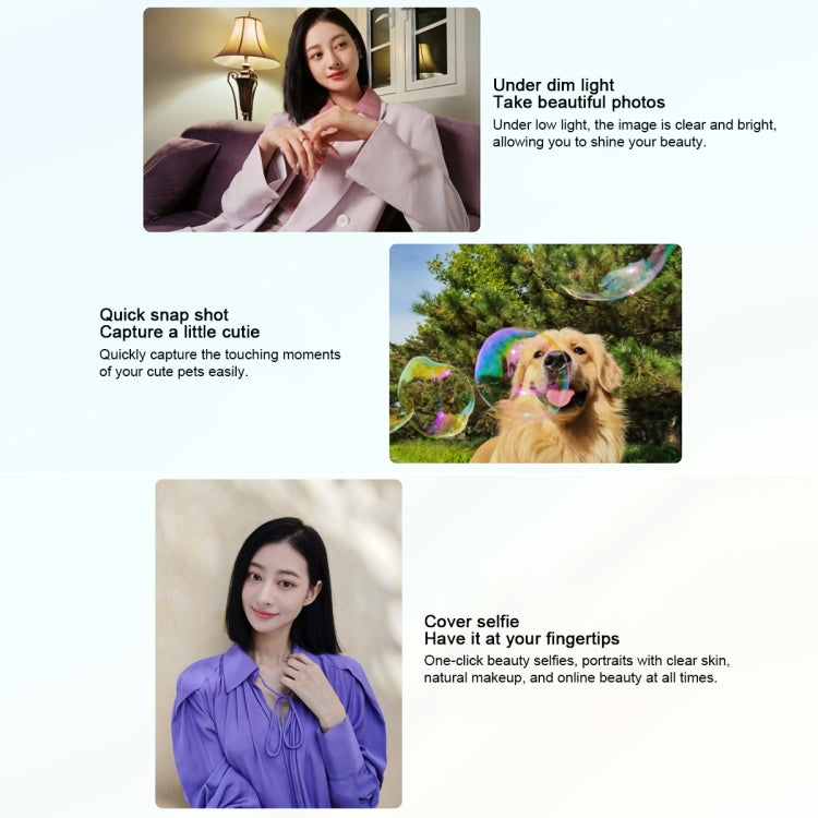 HUAWEI Enjoy 70 Pro, 8GB+256GB, Side Fingerprint Identification, 6.7 inch HarmonyOS 4.0 Qualcomm Snapdragon 680 Octa Core 2.4GHz, Network: 4G, OTG, Not Support Google Play(White) by Huawei