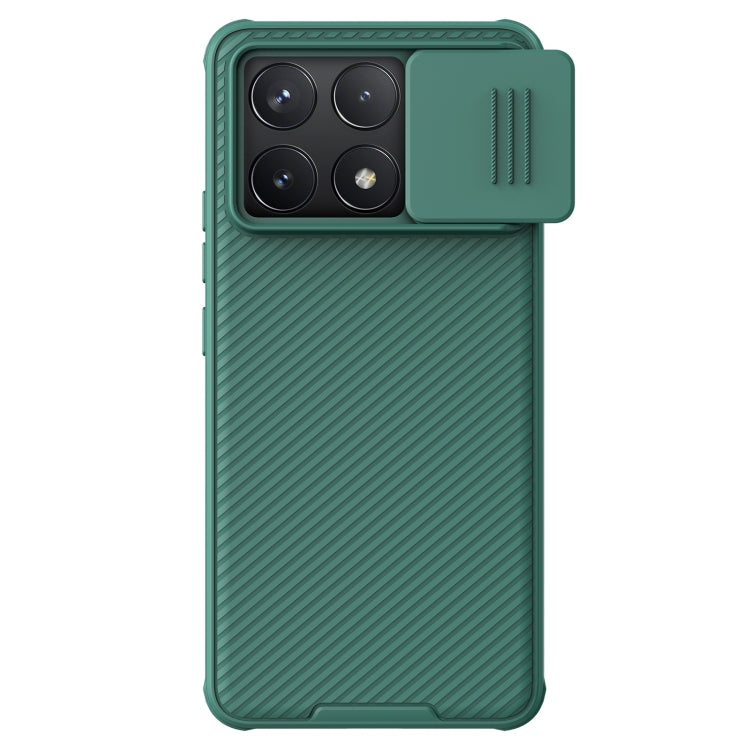 For Xiaomi Redmi K70 / K70 Pro NILLKIN CamShield Pro Magnetic PC Phone Case(Green) - Xiaomi Cases by NILLKIN | Online Shopping UK | buy2fix