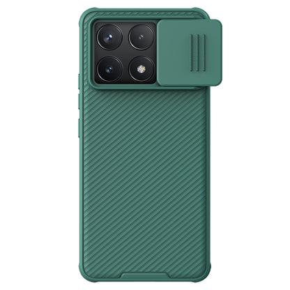 For Xiaomi Redmi K70 / K70 Pro NILLKIN CamShield Pro Magnetic PC Phone Case(Green) - Xiaomi Cases by NILLKIN | Online Shopping UK | buy2fix