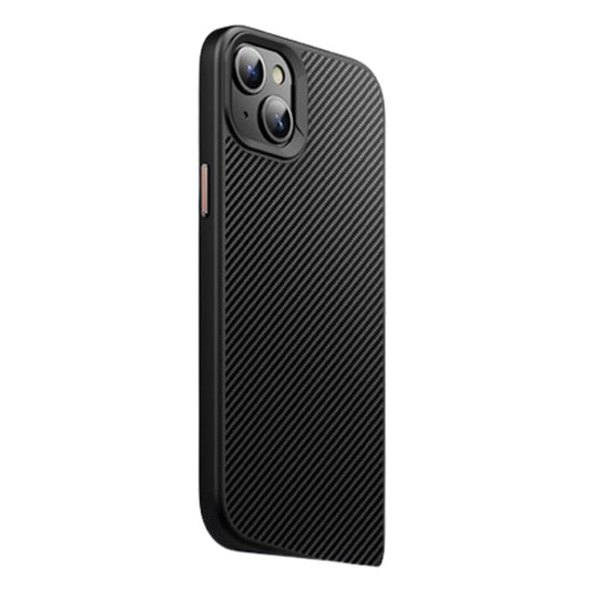 For iPhone 15 Kevlar Fiber Shockproof MagSafe Phone Case(Black) - iPhone 15 Cases by buy2fix | Online Shopping UK | buy2fix