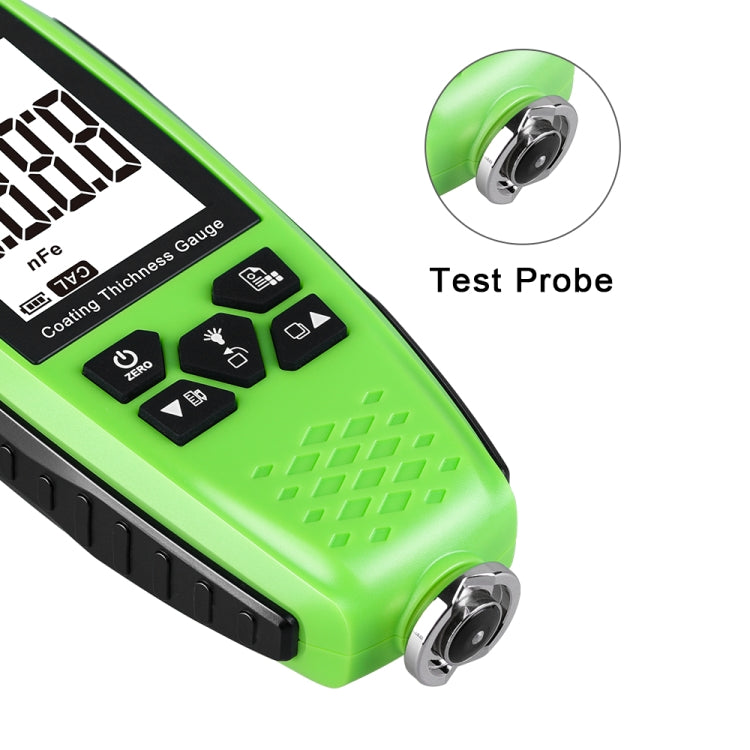 RZ859 Metal Coating Thickness Gauge(Green) - Coating Thickness Gauge by buy2fix | Online Shopping UK | buy2fix