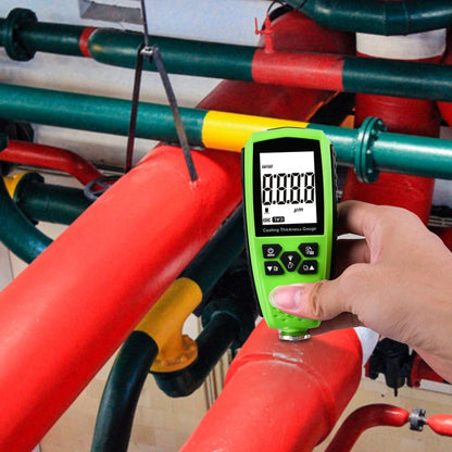 RZ859 Metal Coating Thickness Gauge(Green) - Coating Thickness Gauge by buy2fix | Online Shopping UK | buy2fix