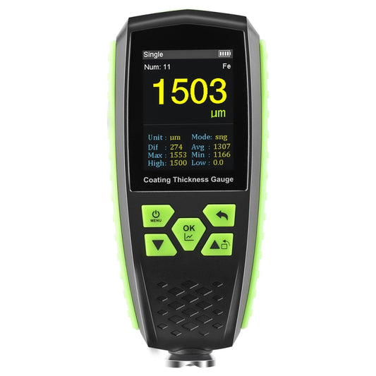 RZ860 Metal Coating Thickness Gauge(Green) - Coating Thickness Gauge by buy2fix | Online Shopping UK | buy2fix