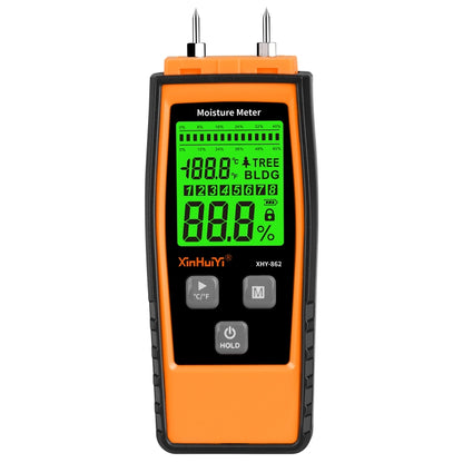 RZ862 Detachable Probe Wood Moisture Tester(Orange) - PH & Moisture Meter by buy2fix | Online Shopping UK | buy2fix