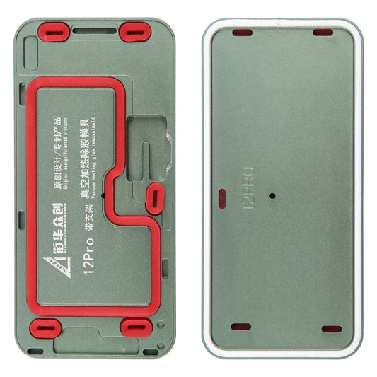 For iPhone 12 / 12 Pro LCD Screen Frame Vacuum Heating Glue Removal Mold with Holder - Mould by buy2fix | Online Shopping UK | buy2fix