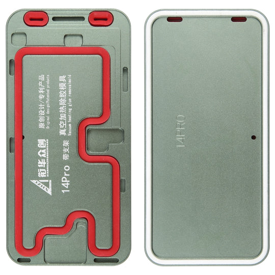 For iPhone 14 Pro LCD Screen Frame Vacuum Heating Glue Removal Mold with Holder