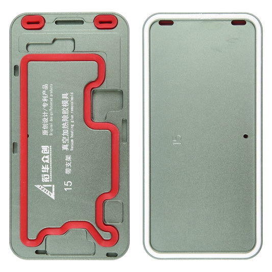 For iPhone 15 LCD Screen Frame Vacuum Heating Glue Removal Mold with Holder - Mould by buy2fix | Online Shopping UK | buy2fix