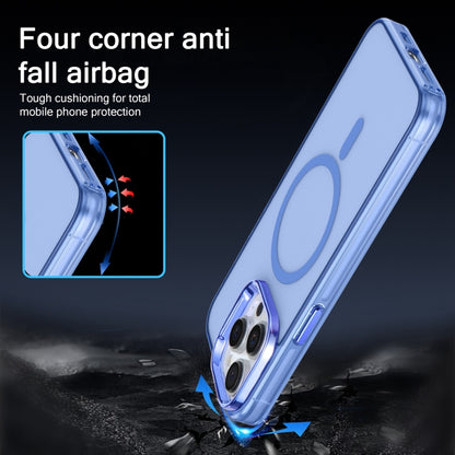 For iPhone 11 Electroplated IMD Magsafe PC Hybrid TPU Phone Case(Blue) by buy2fix