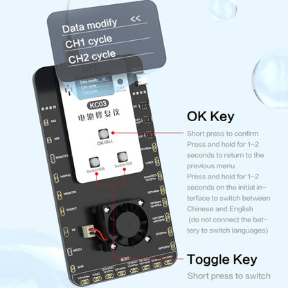 i2C KC03 Multi-function Battery Activation Detection Repair Device for iPhone 6-15 Pro Max / Android - Test Tools by i2C | Online Shopping UK | buy2fix