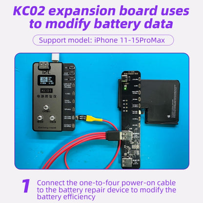 i2C KC02 Battery Data Repair Expansion Board Modifying Battery Efficiency for iPhone 11-15 Pro Max - Test Tools by i2C | Online Shopping UK | buy2fix