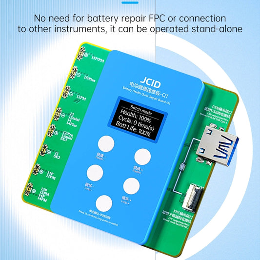 JCID Q1 Battery Health Quick Repair Board For iPhone 11-15 Pro Max - Test Tools by JCID | Online Shopping UK | buy2fix