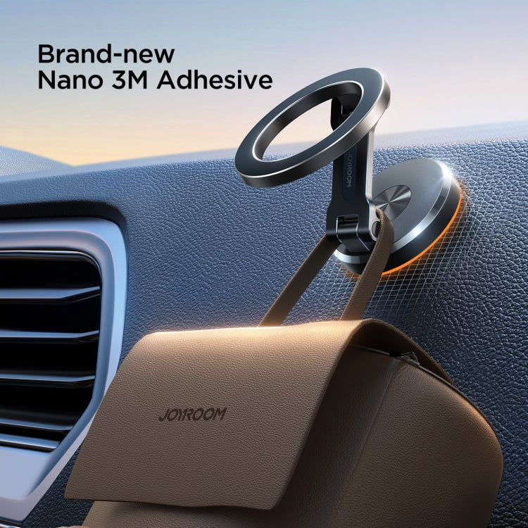 JOYROOM JR-ZS403 Metal Foldable Magnetic Car Phone Mount(Black) - Universal Car Holders by JOYROOM | Online Shopping UK | buy2fix