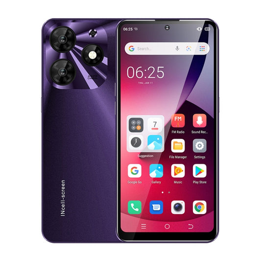 K652, 3GB+64GB, 6.528 inch Android 9.1 Mediatek MT6737 Quad Core, OTG, Network: 4G(Purple) by buy2fix