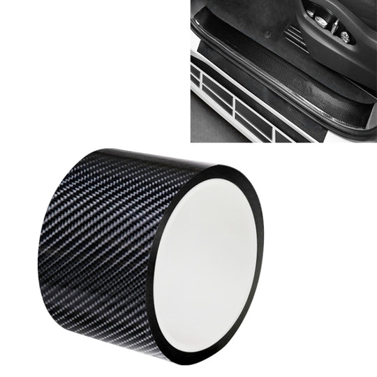 Universal Car Carbon Fiber Door Anti-collision Strip Protection Guards Trims Stickers Tape, Size:7cm x 5m