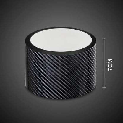 Universal Car Carbon Fiber Door Anti-collision Strip Protection Guards Trims Stickers Tape, Size:7cm x 10m by buy2fix