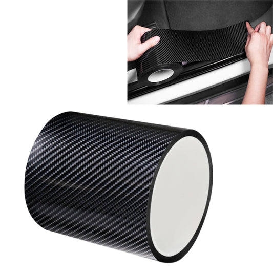 Universal Car Carbon Fiber Door Anti-collision Strip Protection Guards Trims Stickers Tape, Size:10cm x 3m by buy2fix