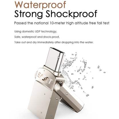 128G USB 3.1 + USB-C Interface Metal Twister Flash U Disk, Standard by buy2fix