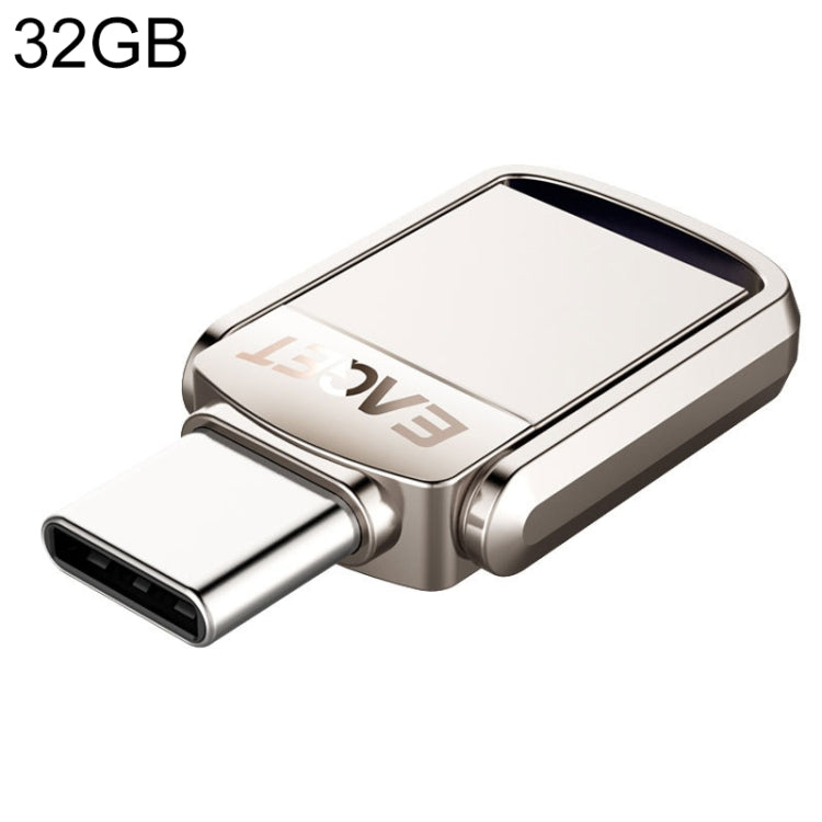 EAGET 32G USB 3.1 + USB-C Interface Metal Twister Flash U Disk, Standard by buy2fix