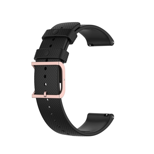 For Polar Ignite 20mm Dot Texture Watch Band(Black) -  by buy2fix | Online Shopping UK | buy2fix