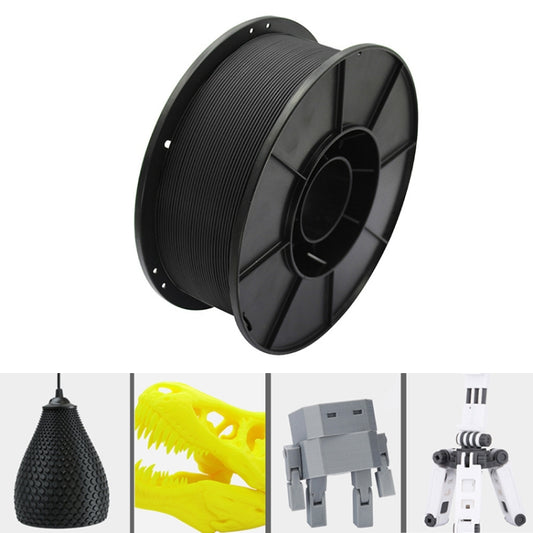 1.0KG 3D Printer Filament PLA-F Composite Material(Black) - Consumables by buy2fix | Online Shopping UK | buy2fix