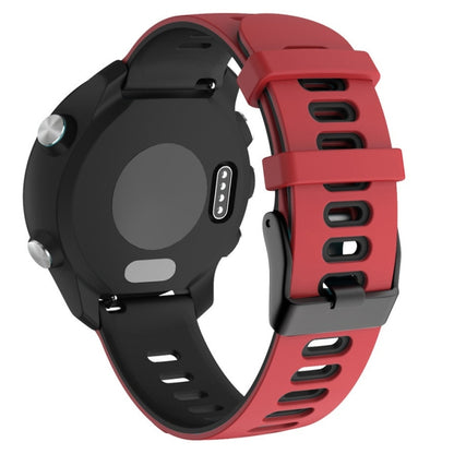 22mm For Huawei Watch GT2e 46mm Silicone Watch Band(Red+Black) by buy2fix