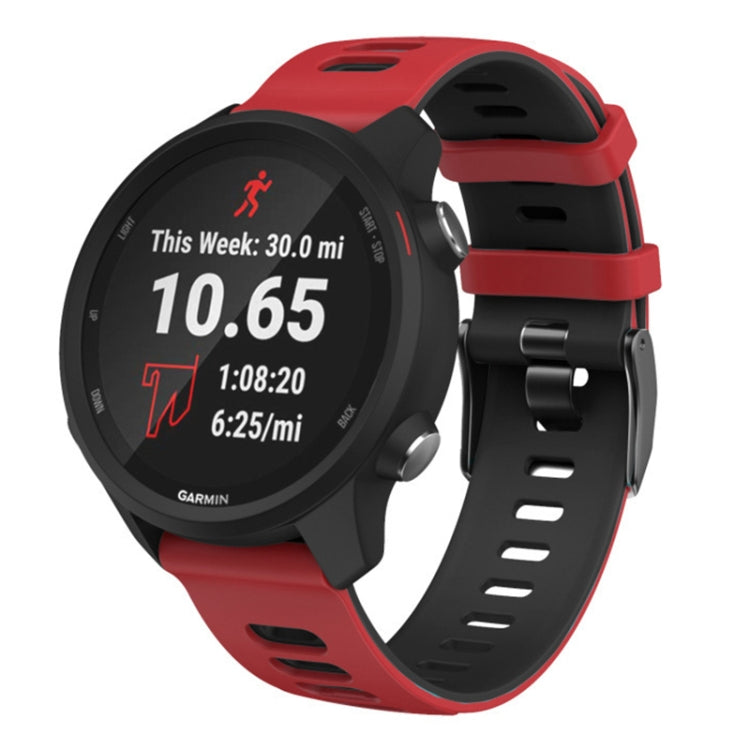 22mm For Huawei Watch GT2e 46mm Silicone Watch Band(Red+Black) by buy2fix