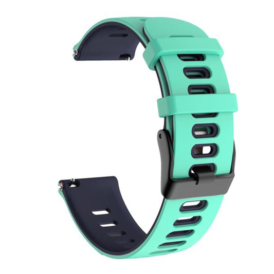 22mm For Huawei Watch GT2e 46mm Silicone Watch Band(Teal+Blue) by buy2fix