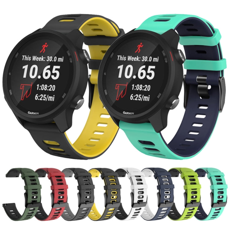 22mm For Huawei Watch GT2e 46mm Silicone Watch Band(Red+Black) by buy2fix