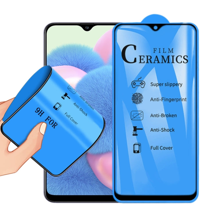 For Samsung Galaxy A30s 2.5D Full Glue Full Cover Ceramics Film - Galaxy Tempered Glass by buy2fix | Online Shopping UK | buy2fix