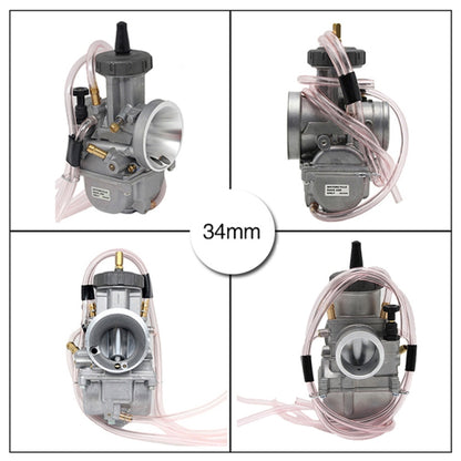 PWK34mm Universal Motorcycle Carburetor Carb Motor Carburetor - Engines & Engine Parts by buy2fix | Online Shopping UK | buy2fix