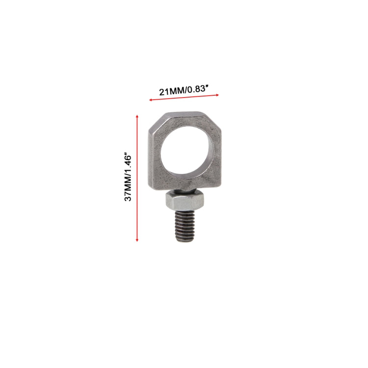Turbo Variable Flow Actuator Eye Bolt Nut VGT Rod End Link (Silver) - Nuts & Bolts by buy2fix | Online Shopping UK | buy2fix