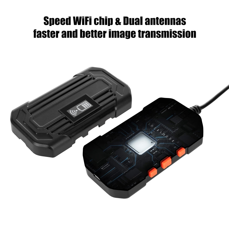 F240 3.9mm HD 1080P IP67 Waterproof WiFi Direct Connection Digital Endoscope, Cable Length:2m(Black) -  by buy2fix | Online Shopping UK | buy2fix
