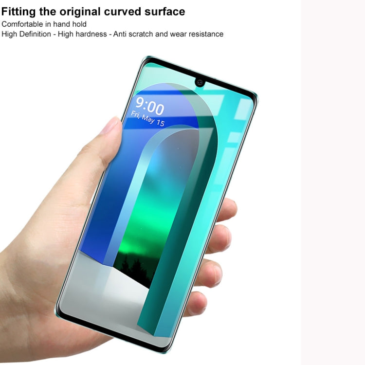 For LG Velvet 3D Curved Edge Full Screen Tempered Glass Film by imak