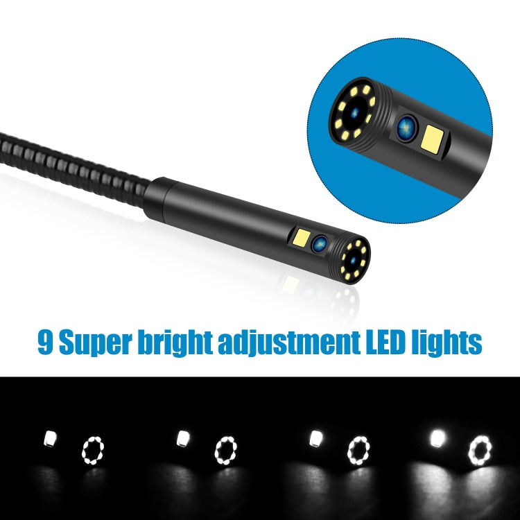 F280 1080P IP68 Waterproof Dual Camera WiFi Digital Endoscope, Length:1m Snake Tube(Black) -  by buy2fix | Online Shopping UK | buy2fix